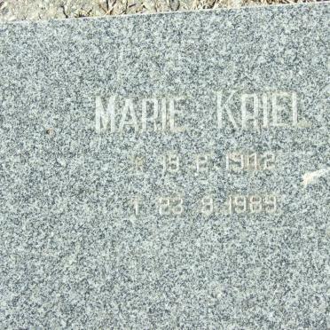 KRIEL Marie  1942-1989