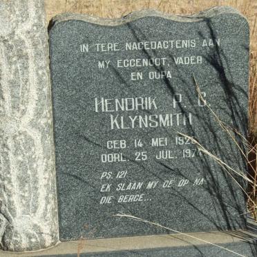 KLYNSMITH Hendrik P.G. 1926-1974