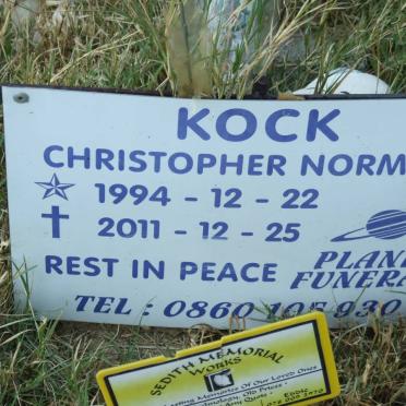 KOCK Christopher Norman 1994-2011