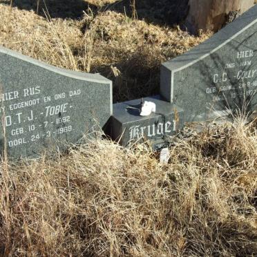 KRUGER D.T.J. 1892-1969 &amp; C.C. 1897-1977