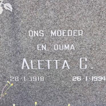 KRAUSE Hermanus W.I. 1920-1975 &amp; Aletta G. 1918-1994