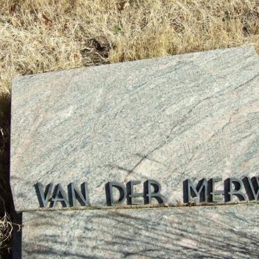 MERWE Pieta, van der nee MALAN 1910-1994