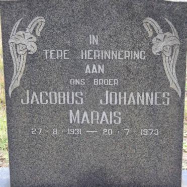 MARAIS Jacobus Johannes 1931-1973