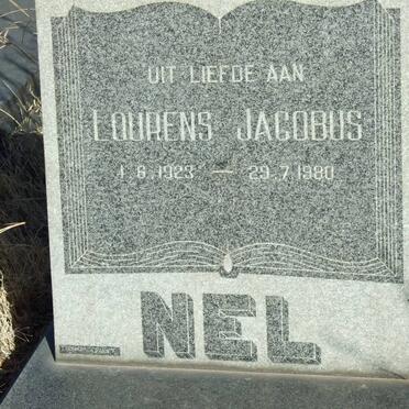 NEL Lourens Jacobus 1923-1980