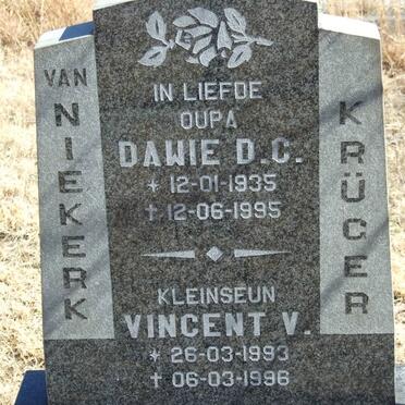 NIEKERK Dawie D.C., van 1935-1995 :: KRUGER Vincent V. 1993-1996