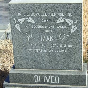 OLIVER Izak 1924-1988