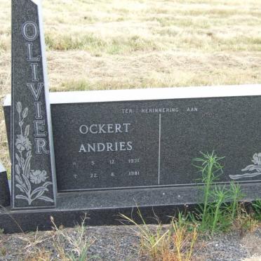 OLIVIER Ockert Andries 1931-1981