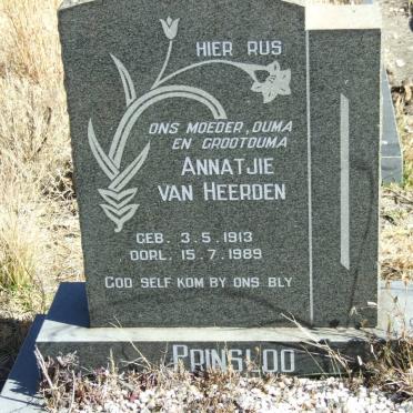 PRINSLOO Annatjie van Heerden 1913-1989