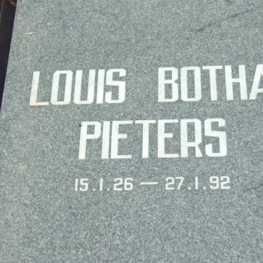 PIETERS Louis Botha 1926-1992