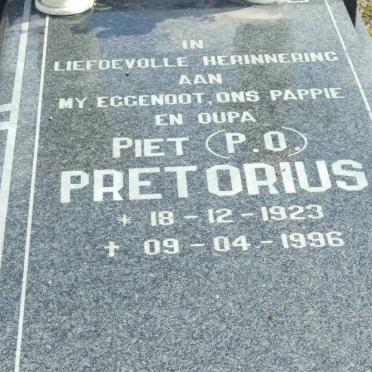 PRETORIUS Petrus Owen 1923-1996