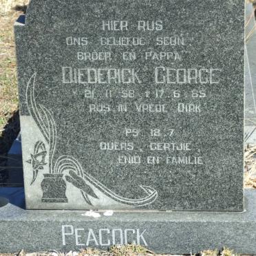 PEACOCK Diederick George 1958-1985