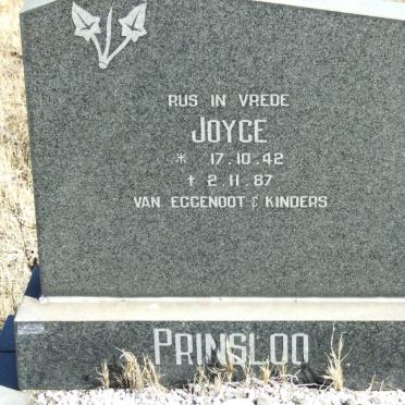 PRINSLOO Joyce 1942-1987