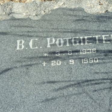 POTGIETER B.C. 1936-1990