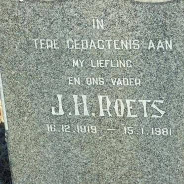 ROETS J.H. 1919-1981