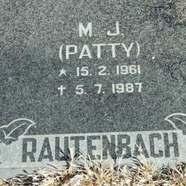 RAUTENBACH M.J. 1961-1987