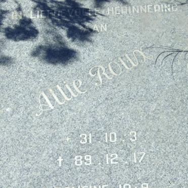 ROUX Attie 1931-1989