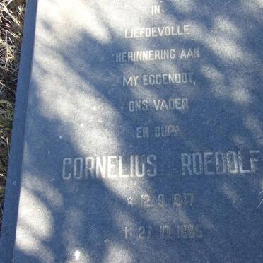 REEDE Cornelius Roedolf, van de 1947-1985