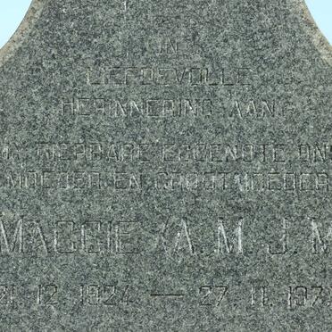 RENSBURG A.M.J.M., van 1924-1972