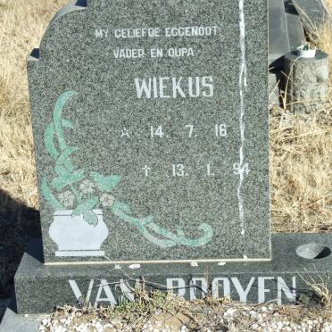 ROOYEN Wiekus, van 1916-1994