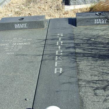 STRICKER David Hermanus 1909-1988 &amp; Maria Susanna 1910-1993