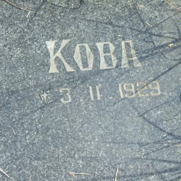 SCHALKWYK Schalk, van 1931-1985 &amp; Koba 1929-