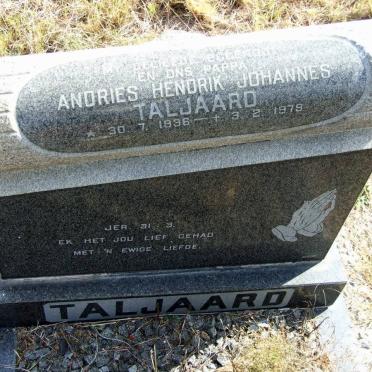 TALJAARD Andries Hendrik Johannes 1936-1979