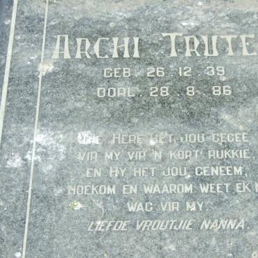 TRUTER Archi 1939-1986