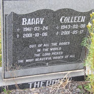 THERON Barry 1941-2001 &amp; Colleen 1943-2001