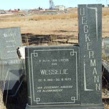 UECKERMANN Wesselie 1913-1973
