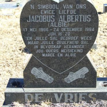 VRIES Jacobus Albertus, de 1966-1994