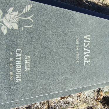 VISAGE Paul Wilhelmus 1921-1992