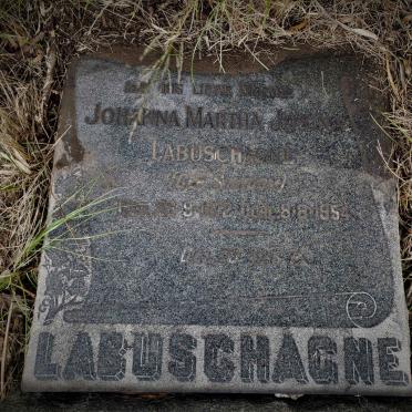 LABUSCHAGNE Johanna Martha Josina nee STRYDOM 1872-1954