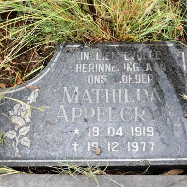 APPELCRYN Mathilda 1919-1977