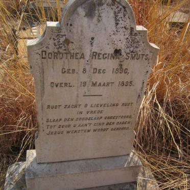 SMUTS Dorothea Regina 1890-1895