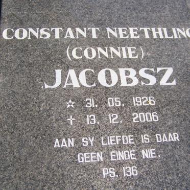 JACOBSZ Constant Neethling 1926-2006