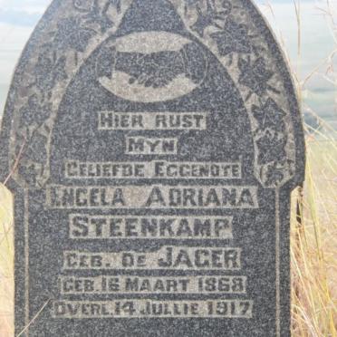 STEENKAMP Engela Adriana nee DE JAGER 1868-1917