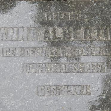 STEENKAMP Anna Albertina nee DE JAGER 1872-1937