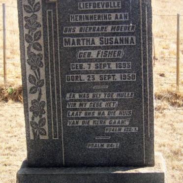 GROBLER Martha Susanna nee FISHER 1893-1950