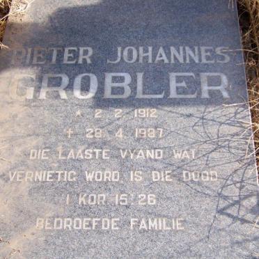 GROBLER Pieter Johannes 1912-1987