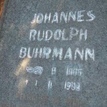 BUHRMANN Johannes Rudolph 1905-1999