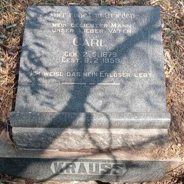 KRAUSS Carl 1879-1959