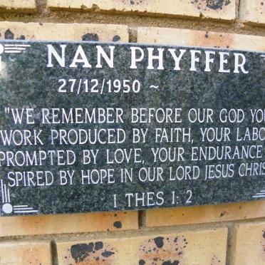 PHYFFER Nan 1950-