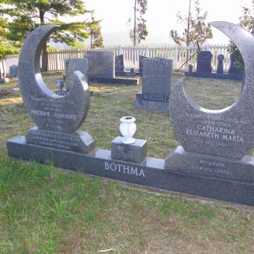BOTHMA Frederik Johannes 1944-1986 &amp; Catharina Elizabeth Maria 1948-