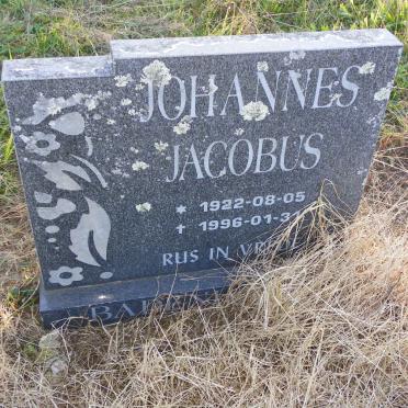 BADENHORST Johannes Jacobus 1922-1996