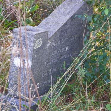 ? Barend Zacharias 1930-