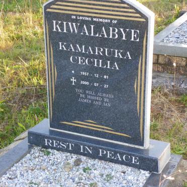 KIWALABYE Kamaruka Cecilia 1957-2000