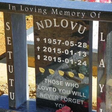 NDLOVU Setutu Lay? 1957-2015