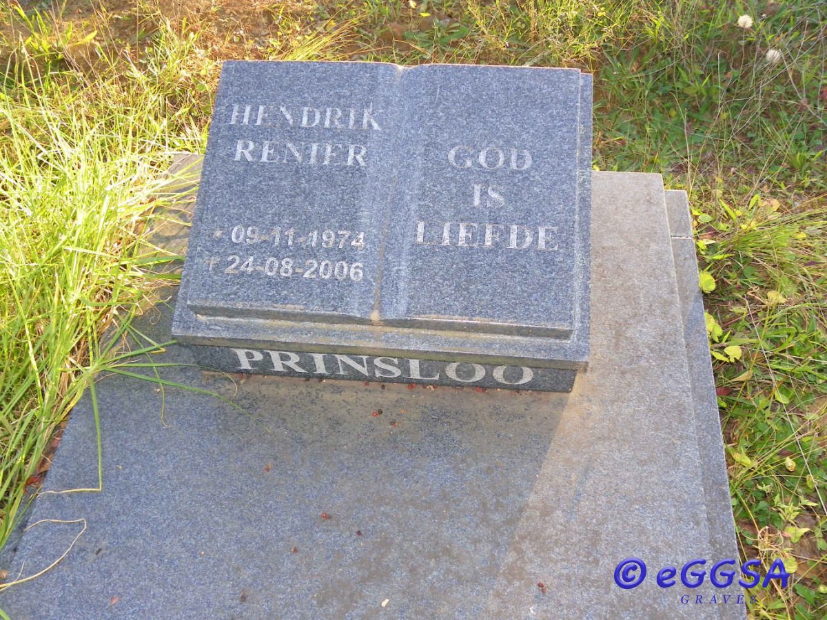 PRINSLOO Hendrik Renier 1974-2006