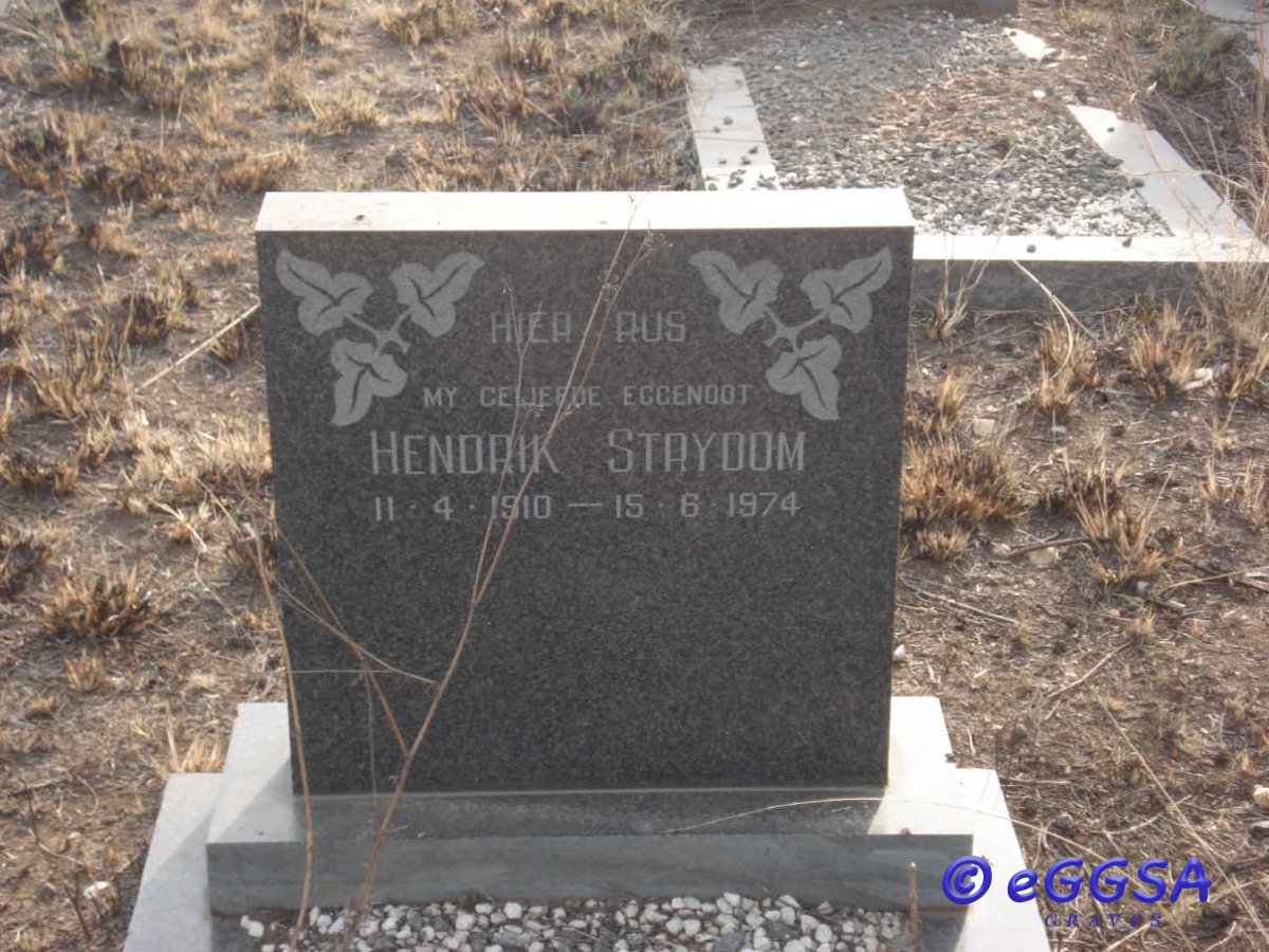 STRYDOM Hendrik 1910-1974