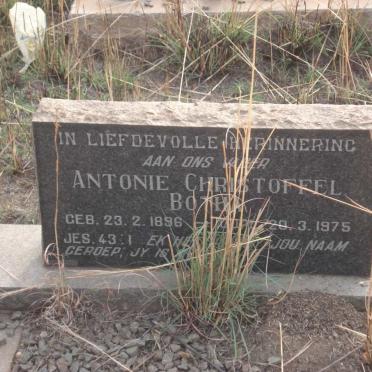 BOTHA Antonie Christoffel 1896-1975